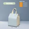 Bolsa Térmica para Entrega de Pasteles Tela No Tejida Papel de Aluminio Engrosada Redonda Temperatura Constante Doble Capa Desechable Bolsa de Tote Bolsa para Pastel