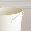 Vaso Grande de Ferro Nórdico para Sala de Estar Decoração de Arranjo de Flores, Balde de Flores de Luxo de Chão, Balde de Flores para Água Profunda, Balde de Água