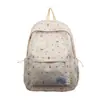 Mochila de Mariposa, Gran Capacidad, Fresca y Única, Mochila Escolar Versátil, Linda para Empezar la Escuela, Mochila para Escuela Secundaria y Preparatoria, Transfronteriza