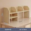 Prateleira de Armazenamento para Mesa Estante de Mesa Prateleira de Armazenamento para Mesa de Estudante Estante Pequena Vertical Estação de Trabalho de Escritório