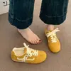 Zapatillas de Entrenamiento Alemanas Amarillas para Mujer, Nuevas Zapatillas Populares para Mujer Primavera 2026, Zapatillas Planas Retro Forrest Gump, Zapatillas Deportivas Casuales