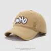Estilo Ins sombrero infantil personalizado desgastado color liso gorra de papá pegatina NICE gorra de béisbol urbana sombrero hip-hop de comercio exterior