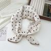 68 Algodón y Lino Estilo Coreano Pañuelo Cuadrado Pequeño para Mujer Primavera y Otoño Versátil Suave Transpirable Protección para el Cuello Pañuelo Fino Decorativo Pañuelo Pequeño