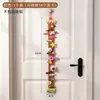 Organizador de Armazenamento de Presilhas de Cabelo Desenho Animado Infantil com Corda de Armazenamento, Presilha de Tubarão, Acessórios de Cabelo, Piranha Fofa, Bolsa de Pendurar, Montagem na Parede