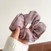 Scrunchie de Alta Qualidade Estilo Coreano para Mulheres, Elástico de Cabelo com Laço de Tecido da Moda, Acessório de Cabelo Corda para Coque Doce e Fofo