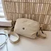 Bolsa Feminina Fashionável Nova de 2026, Bolsa Transversal Leve com Múltiplas Camadas, Versátil para o Dia a Dia, Bolsa de Ombro Simples de Tecido de Nylon para Uso Externo para Mulheres