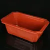 Macetas Rectangulares para Bonsái en Stock Venta al por Mayor Plástico Engrosado y Elevado Macetas para Árboles Frutales Flores Siembra Superficial Jardinería Biodegradable Plantas Verdes