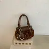 Bolsa plisada de lunares nueva de otoño transfronteriza estilo coreano, bolsa de hombro cruzada para el trabajo, bolsa versátil de moda