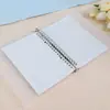 Carpeta Cuaderno de Hojas Sueltas Simple Desmontable Bloc de Notas para Estudiantes A5 Línea Horizontal Cuaderno de Espiral Cuadrículas Cuadrículas Cuaderno
