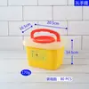 Caixa Descartável para Instrumentos Cortantes de Resíduos Médicos Hospitalar Ambulatorial Grande Capacidade 3L5L10L Caixa Portátil para Instrumentos Cortantes