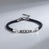 Pulsera de pareja Princesa y Caballero para hombre y mujer, pulsera de diseño de lujo ligero, regalo del Día de San Valentín, pulsera tejida periférica original