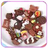 Parche de Accesorios de Resina de Dibujos Animados para Bricolaje, Pegamento en Crema, Paquete de Materiales para Fundas de Teléfono Móvil y Joyería, Pato de Goma Mixto, Pinza para el Cabello Infantil