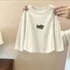 Camiseta Infantil de Algodão Puro Manga Longa Nova Estilosa Unissex Infantil Estampa de Desenho Camada Base Bebê Estilo Coreano Gola Redonda Top Tendência