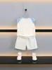 Traje de Chaleco Delgado de Verano para Niños 2025 Tendencia de Verano Casual Coreano de Verano Nuevo Transpirable para la Piel Estilo de Verano Guapo