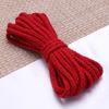 En Stock Cuerda de Algodón de Ocho Hilos de Colores de 5 mm para Manualidades DIY, Cuerda de Cáñamo Trenzada, Cordón, Cinturón, Cuerda de Amarre, Cuerda de Algodón Hueca de 8 Hilos