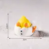 Decoraciones navideñas en miniatura con adorables cachorros y cerditos jugando en la nieve, accesorios para manualidades, mini figuras de escritorio