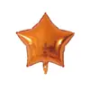 Globo de película de aluminio de estrella de cinco puntas de 18 pulgadas decoración de escena de fiesta de cumpleaños diseño de habitación de boda globo de película de aluminio de placa de luz venta al por mayor