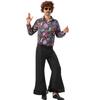 Disco Masculino Retrô Anos 70 80 Elvis Bar Boate Uniforme Cantor Hip-Hop Performance de Palco Fantasia