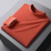 [De Terciopelo autocalentable] camiseta básica de cuello semi-alto y camiseta cálida tipo jersey