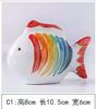 Peixes Cerâmicos Flutuantes Decorações para Aquário Podem Flutuar na Água Peixe Cerâmico Oco Decorações Decorativas Queimados em Alta Temperatura