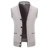 Nuevo Chaleco Suéter Casual de Punto Grueso con Cuello en V Estilo Coreano para Hombre Talla Grande con Forro de Terciopelo