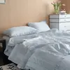 Conjunto de Três Peças de Colcha de Verão em Modal Coreano Capa de Cama Acolchoada Integrada Lavável em Alta Temperatura Colcha de Verão Capa de Cama para Ar Condicionado Compra em Grupo