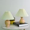 Estilo Nórdico Madeira Maciça Vintage Coreano Blogueiros Coreanos Recomendam ins Quarto Dormitório Decorativo Pequeno Abajur de Mesa
