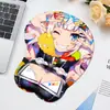 Juego de Oficina de Animación Bidimensional Mouse Pad Estéreo 3D para Muñeca Almohadilla de Silicona para Muñeca Mouse Pad Antideslizante de Dibujos Animados