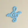 Nuevos accesorios musicales coloridos con alas hechos a mano para pinzas de pelo DIY, tocados, colgantes, materiales decorativos, accesorios de flor para zapatos