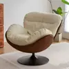 Sofá de Designer Italiano Simples Varanda Sala de Estar Casa Cadeira de Lazer Giratória Cadeira Sofá Preguiçosa Cadeira Casca de Ovo