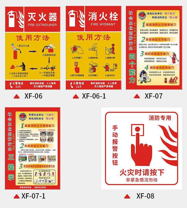 安全制度标签标志贴纸