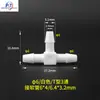 Impressora UV de Mesa Impressora Têxtil Conector de Tubo de Tinta Entupidor de Cartucho de Tinta Tipo T Tipo Y Conector de Rosca Interna Rosca Externa de Três Vias