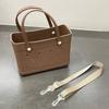 Bolsa de praia grande com furos em EVA para armazenamento, bolsa de praia EVA, bolsa de mão feminina