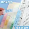 Clipe Porta-Cartão de Estudante A3 Dobrável Rotativo Abertura Lateral PP Grande Capacidade Organização de Provas Pasta Clip de Armazenamento Universal