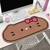 Mantel de Mesa con Forma Especial de Dibujo Animado Lindo Hello Kitty para Uso Doméstico, Antideslizante y Resistente a las Manchas, Mantel Decorativo Lindo, Alfombrilla para Ratón y Teclado, Se Puede Enviar en Nombre de Otros