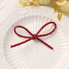 Casual y Versátil Cuerda de Cera de Cuero Rojo Lazo DIY Accesorios para el Cabello Zapatos y Sombreros Calcetines Colgantes Accesorios de Ropa Accesorios
