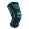 Rodilleras para hombre y mujer, tejidas con soporte de resorte, adecuadas para baloncesto, ciclismo, running, baile, montañismo, soporte de rótula de silicona, equipo de protección deportiva