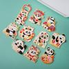 Em estoque Venda por Atacado Adesivos de Metal para Geladeira Panda Wenchuang Animal de Desenho Animado Lembranças Turísticas Comércio Exterior Adesivos de Metal para Geladeira