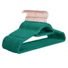 Percha de Terciopelo sin Costuras Multifuncional Antideslizante de Plástico Percha para Ropa Hogar Mágico Organizador de Acabado Percha para Ropa Tirante para Ropa