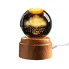 Luz Noturna de Planeta com Bola de Cristal Giratória Enfeites Criativos para Mesa Artesanato Feng Shui Presentes para Professores Novos Produtos Transfronteiriços