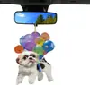 Decoración de Colgante de Gato Acrílico, Adorno Colgante para Interior de Coche Globo, Accesorio Divertido, Llavero para el Hogar