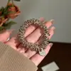 Diadema de temperamento lujo ligero accesorio para el cabello con diamantes brillantes pulsera diadema banda de goma de doble uso estilo coreano cuerda para coleta versátil adorno para la cabeza