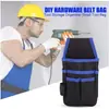 Bolsa de herramientas para la cintura tamaño pequeño kit de herramientas bolsa de herramientas multifuncional para la cintura bolsa de almacenamiento de herramientas de reparación bolsa para electricista de tela Oxford