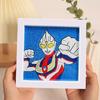 Enfeites de Pintura de Diamante, Adesivos de Desenho Animado DIY Fofos Feitos à Mão, Porta-Retratos de Acrílico, Pinturas Decorativas, Decorações para Quarto e Sala de Estar no Atacado