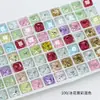 Rinestones para Uñas Flor de Hielo de Cristal Dongzhou DIY Cuadrados Gruesos Caramelo de Hielo Celebridad de Internet Rinestones de Fondo Puntiagudo Punto de Hielo Accesorios DIY Irregulares