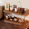 Porta-copos, prateleira de armazenamento, organizador de mesa, prateleira de vários níveis, prateleira de armazenamento de cozinha multifuncional, organizador de sala de estar, suporte de exibição de copos