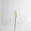 Hierro de Vidrio Zibo Alambre de Hierro Simulado Hecho a Mano Flor de Diciembre Adornos de Decoración para Escritorio Artículo Caliente de Comercio Exterior Transfronterizo