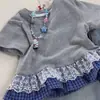 Conjunto de Verão para Meninas 2026 Novo Estilo Quente Camiseta de Manga Curta Infantil Jeans da Moda para Menina Conjunto de Duas Peças