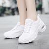 Zapatos Casuales Blancos de Mujer de Gran Tamaño con Suela Gruesa Transfronterizos Malla Transpirable Amortiguación Zapatos de Viaje Tenis para Bailar y Correr Primavera Verano