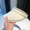 Nuevo sombrero de sol de verano para exteriores, viajes, sombrero de playa, sombrero de sol para correr, sombrero de sol de copa vacía, sombrero fresco de verano, venta al por mayor
